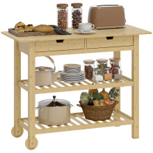 Carrito de Cocina Marrón 100 x 43 x 75 cm