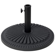 Base Sombrilla Jardín Negro Ø49 x 32 cm