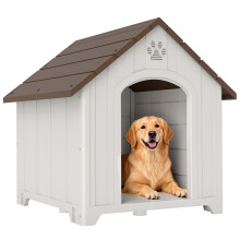 Caseta para Perro Marrón 88 x 79 x 89 cm