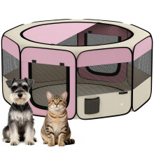 Parque para Mascota Rosa 120 x 120 x 58 cm