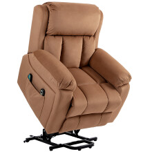 Sillón Reclinable Eléctrico Marrón 90 x 95 x 103 cm