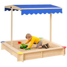 Arenero para Niños Bicolor 120 x 120 x 120 cm