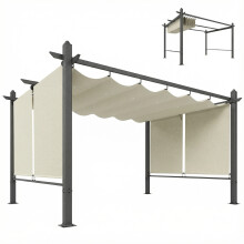Pérgola Beige 392 x 297 x 225 cm