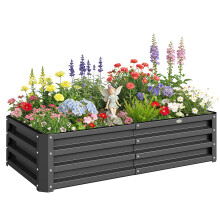 Jardinera Elevada Gris 120 x 60 x 30.5 cm