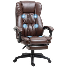Silla Oficina Masaje Marrón 68.5 x 68.5 x 121 cm