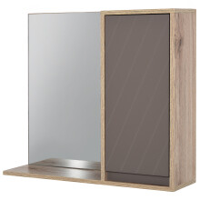 Armario Baño con Espejo Marrón 57 x 14.2 x 49.2 cm