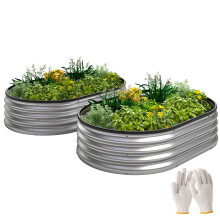 Jardineras Exterior Grandes Gris 135 x 90 x 30 cm