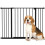 PawHut Barrera de Seguridad Negro 107 x 76 cm 1
