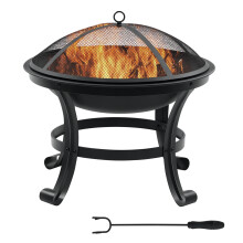 Brasero Exterior Negro 55 x 55 x 50 cm