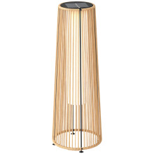 Farola Solar Exterior Marrón 21.5 x 21.5 x 61 cm