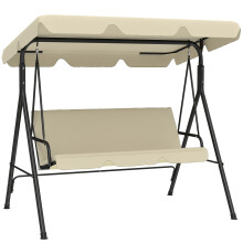 Columpio de Jardín Beige 172 x 118 x 153 cm