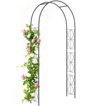 Arco de Jardín Negro 114 x 30 x 230 cm