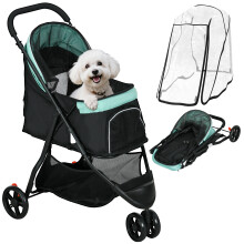 Cochecito para Perros Verde 80.5 x 51.5 x 100 cm