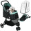 PawHut Cochecito para Perro Verde 80.5 x 51.5 x 100 cm 1