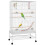 PawHut Jaula para Pájaro Blanco 79 x 49 x 133 cm 1