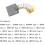 Ψήκτρες άνθρακα για DeWalt D24000DW713DW716 2 τεμάχια 5