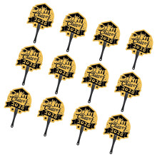 12Pcs Graduation Hand Fan Class of 2026 And Congrats Grad-F