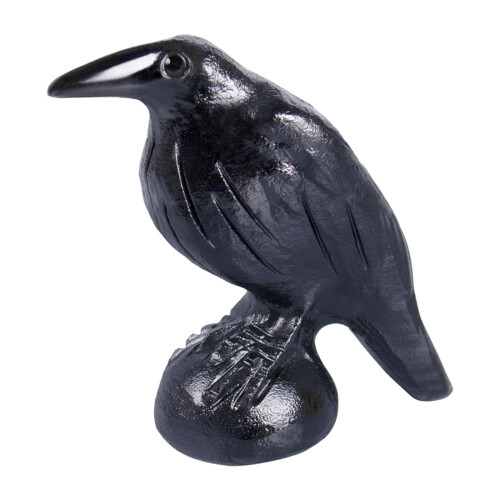 Resin Ravens Statue Modern Shelf Decors Accent Animal-B