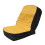 Tractorstoelhoes Geel Polyester 1 stuk 1