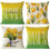 Μαξιλαροθήκες Tulip 16x16 ίντσες, Βαμβακερό Λινό, Σετ 4 τεμαχίων 1