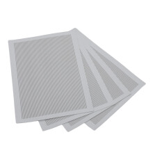 4 Stück Leder rechteckige Tischsets 40x30cm rutschfest
