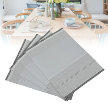 Tischsets aus PU-Leder, 4er-Set, 40x30 cm, rutschfest