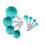 Quinlirra 8-Piece Measuring Spoons and Cups Set 1