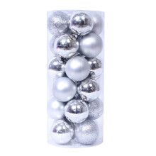 YUEHAO Christmas Ball Ornaments Silver 24PC