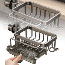 Kitchen Sink Faucet Organizer for 0.7–1.1 in Round Pipes