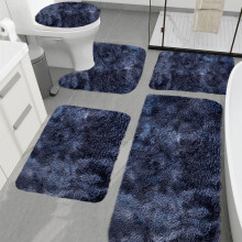 Nhthy Bath Rug Set 5 Piece Velvet & Memory Foam
