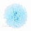 Paper Pompoms Decorative Balls Light Blue 8 inch 1