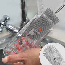 Brosse à bouteille en silicone avec crochets pour Hydro Flask et tasses,