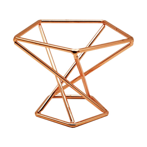 Makeup Svamp Holder Rhombus Kulstofstål Tørrestativ