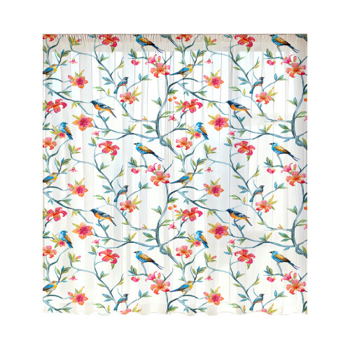 Nature Leaf Designs Panneau de porte avec-Fleurs 3 132x160cm