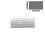 Hand Towels Striped Cotton Absorbent Soft Gray 2