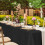 Polyester tablecloth rectangle 102x58 inches wrinkle 4