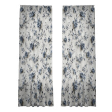 Stylish Foliages Print Privacy Window Panel-Flower 5 130x213cm