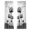 3D Print Leaf Pattern Window Curtain Privacy-Flower 3 130x213cm 1