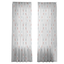 Digital Print Floral Window Scarf Privacy-flower 1 130x183cm