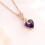 Coffret cadeau rose éternelle avec collier « Je t'aime » 3
