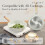 Nonstick Frying Pan Set with Lids Granite Coating 3-Piece 4