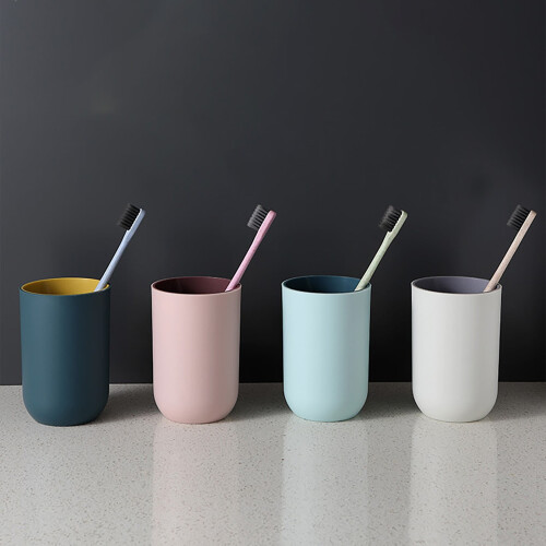 Reusable Plastic Bathroom Cup for Adults and Kids 2