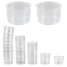 50 stuks 10 ml plastic maatbekers plastic maatbeker