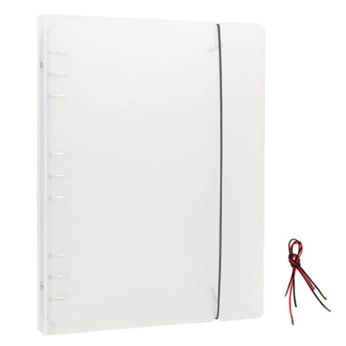 Rings Binder Cover for Page Customization and-5 strap 9 holes