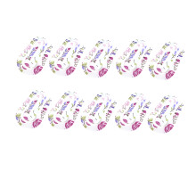 10 stuks bloemenprint acryl paperclip bladwijzers paginahouder-4