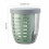 Fresh Fruit Salad Storage Container with Lid Fork and Drain 3