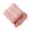 Lksixu knitted throw blanket solid color 50x60 inches 3