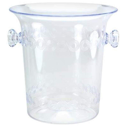 Balde de gelo acrílico para bebidas, 4 litros, com pinça. 1