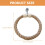 Nautical towel ring hanger iron rustic 1 piece 5