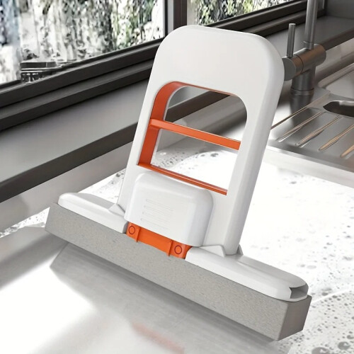 Self-Squeezing Desktop Mop Handheld Sponge Cleaner 2